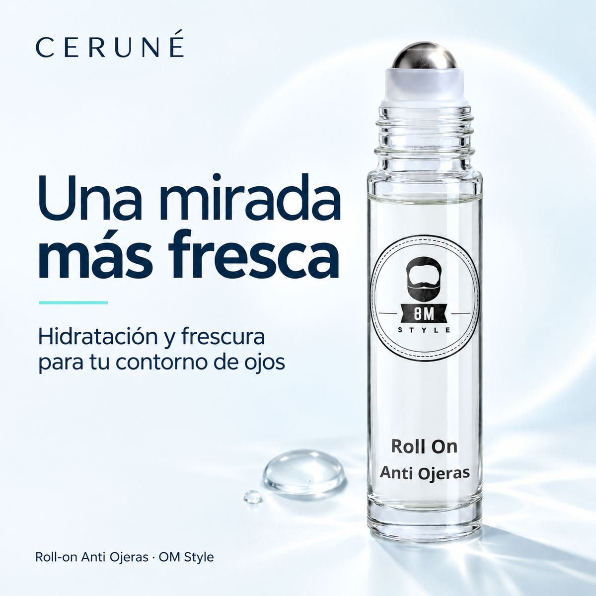 Roll-on Anti Ojeras OM Style | Mirada fresca · 15 ml